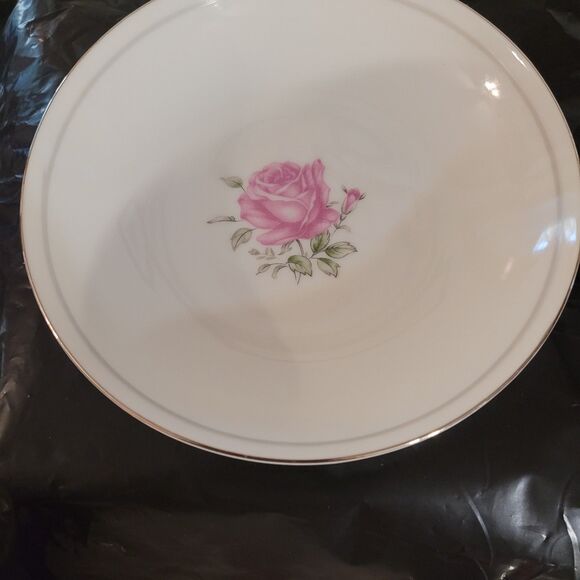 Imperial Rose Fine Bone China Japan #6702  Set Of 4 Fruit/berry Bowl 5.75" - Picture 6 of 8